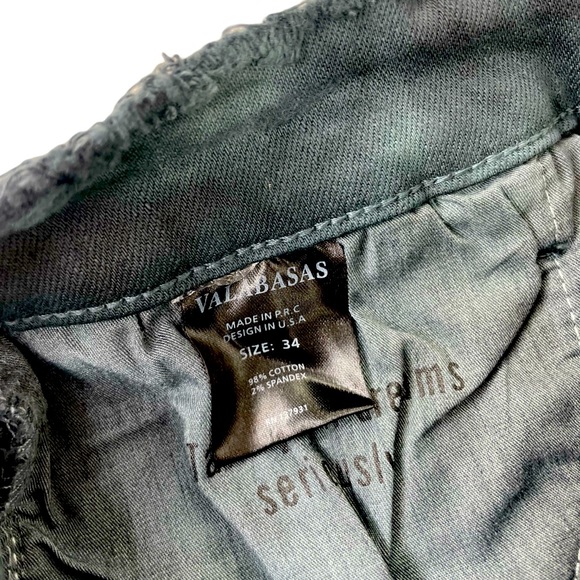 Valabasas Aerglo Grigio Jeans NWT Sz 34 - Picture 10 of 11